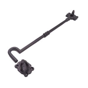 Cast Iron Cabin Hook 290mm #1246 Black Finish