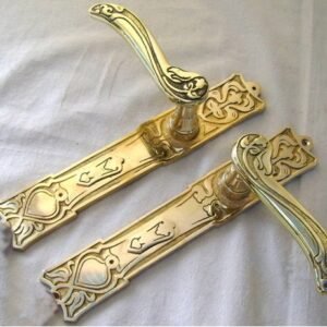 Door Handle On Plate 240mm #1281