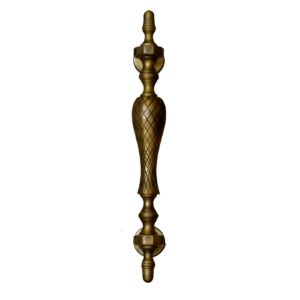 Brass Decorative Royal Arabic Design Door Pull Handle  450mm #1300