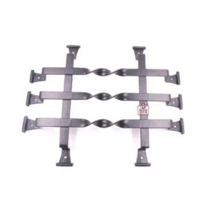 Speak-Easy Decorative Door Forged Iron Grill for Peephole and Door Viewer in Home, Office & Wine Cellar, with Scroll Legs 450mm #1330