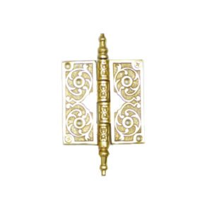 Brass American Decorative Door Hinge  88mm #1349  (Set of 4 Pcs)