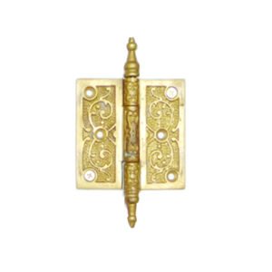 Brass American Decorative Door Hinge 88mm #1350  (Set of 4 Pcs)