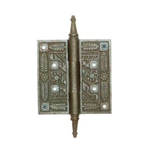 Cast Iron  American Decorative Door Hinge 90mm #1355 (Set of 4 Pcs)