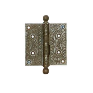 Cast Iron  American Decorative Door Hinge  88mm #1356 (Set of 4 Pcs)