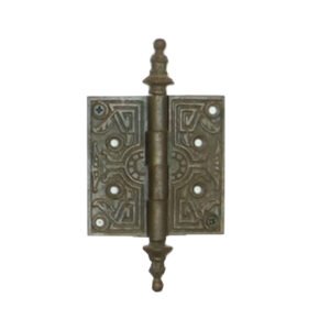 Cast Iron American Decorative Door Hinge 88mm #1357 (Set of 4 Pcs)