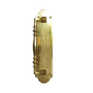 Brass Door Pull Handle Manillon Cranked Style 300mm #1398