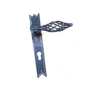 Cast Iron Door Handle On Plate 250mm #1439