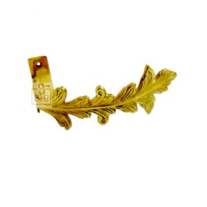 BRASS CURTAIN TIEBACK HOLDBACK HOOK #1465