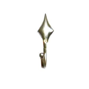 Brass Curtain Tie Hook 82mm #1474