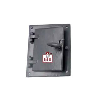 Cast Iron Openable Window (solo) for Speak-Easy Door Grill Vintage Fleur de Lys design 163mm #1547