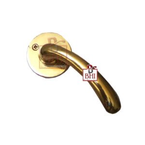Brass Mortise Lever Door Handle on Rosette Dutch Style 110mm #1560