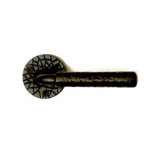 Cast Iron Door Handle On Rose 120mm #1562