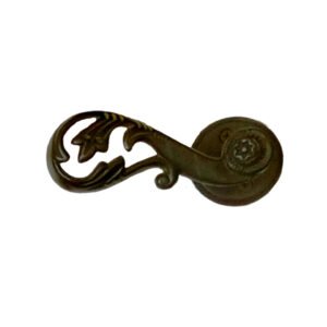 Cast Iron Door Handle On Rose 110mm #1568