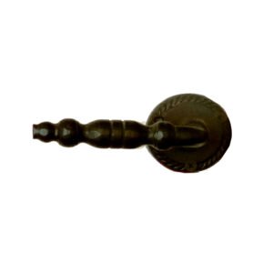Cast Iron Door Handle On Rose 115mm #1569