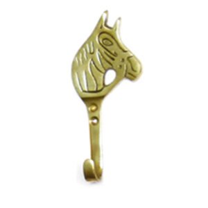 Brass Coat Hook-Horse 140mm #1593