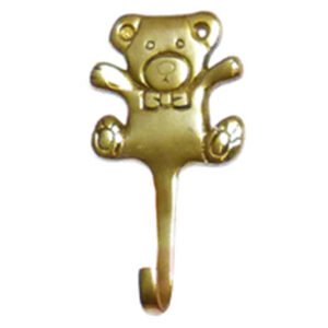 Brass Coat Hook Beer 110mm #1596