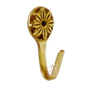 Brass Curtain Tie Hook # 7379