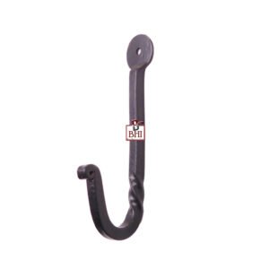 Hand Forged Iron Coat Hook Bean 100mm #1613