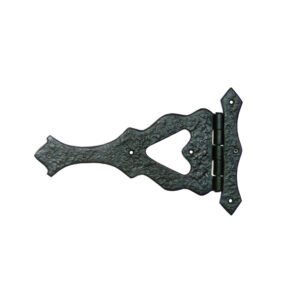 Cast Iron Door Hinge Heart 300mm #1652