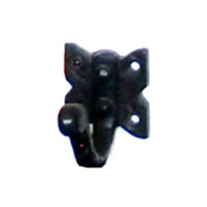 Cast Iron Coat Hook 50mm #1673 Black Finish