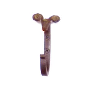 Hand Forged Iron Coat Hanger Hook Stag-Deer Head Wall Hooks 90mm #1675