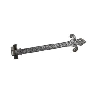 Hand Forged Iron Gate Hinge ON Pintle Hook FDL Style 450mm #1733