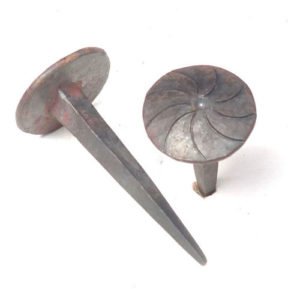 Decorative Nail Heads Clavos Hand Forged Iron Hammered - 28mm #1859