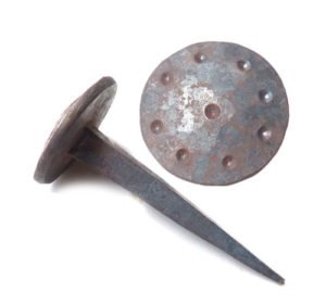 Decorative Nail Heads Clavos Hand Forged Hammered Iron - 28mm #1861