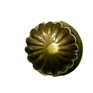 BRASS GERMAN DOOR KNOB ENGRAVED FREE ROTATION 80mm#1986