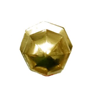 BRASS FIXED DOOR KNOB OCTAGONAL 60mm#1988