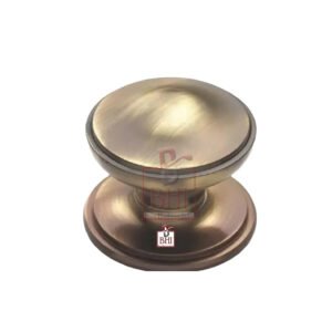 BRASS FIXED DOOR KNOB MUSHROOM DESIGN 75x80mm # 1989
