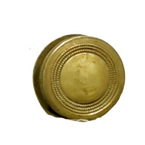 BRASS FIXED DOOR KNOB KNURLING STYLE 80mm#1990