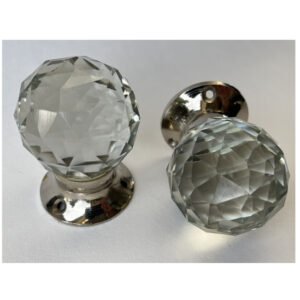 GLASS CRYSTAL DOOR KNOB 48mm #2021