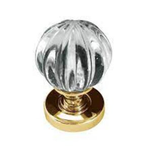 GLASS CRYSTAL DOOR  KNOB 75mm #2023