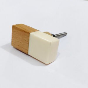 Cabinet Knob Wood Resin 48mm #6698  (Set of 6 Pcs)