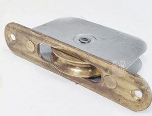Brass Sash Pulley with Round Ends 125mm #9361