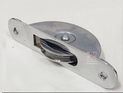 Cast Iron Wheel Galvanised Sash Pulley 120mm #9360