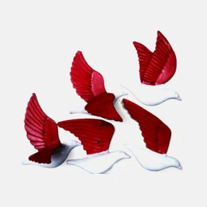 Cast Iron Wall Décor Set Of Albatross Bird  235X285mm #2391