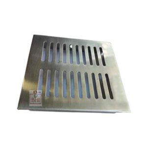 Stainless Steel PVC Air Vent Grill, Stainless Steel Ventilation Grille, Satin Nickel Finish Ventilation Mesh, Suitable for Cabinets, Furniture Ventilation 100mm #2396