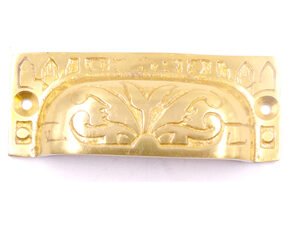 Brass Drawer Cabinet Pull 85mm #2404 (Set of 4 Pcs)