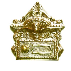 Brass Door Bell Push Button Jesus 130mm #2447