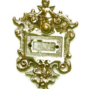 Brass Door Bell Push Button Angel 170mm #2449