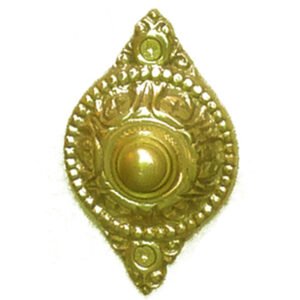 Brass Door Bell Push Button Deco 80mm #2452