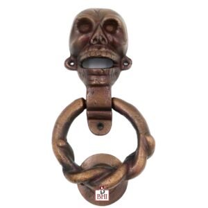 CAST IRON DOOR KNOCKER SKULL 170mm # 2462