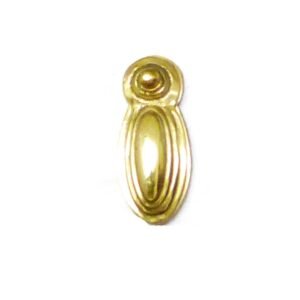 Brass Escutcheon Brass Covered Keyhole Cover Escutcheon Including Fixing Screw Escutcheon Keyhole Cover Brass, plain yet stylish escutcheon plate 60mm #2495