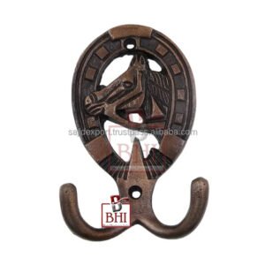 Cast Iron Double Hook 100mm #2523 Copper Antique Finish