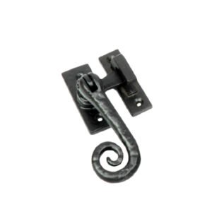Cast Iron Window Sash Fastener Curly style Black Antique 165mm #2572