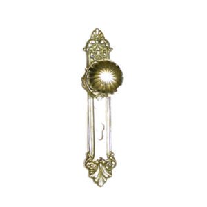 Brass Door Knob On Plat 320mm #2591