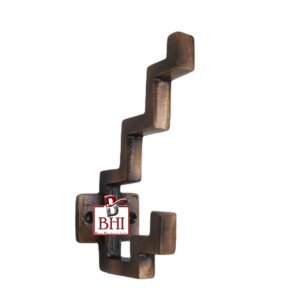 Cast Iron Hat & Coat Hook 120mm #2617 Copper Antique Finish