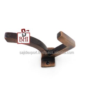 Cast Iron Hat & Coat Hook 105mm #2627 Copper Antique Finish